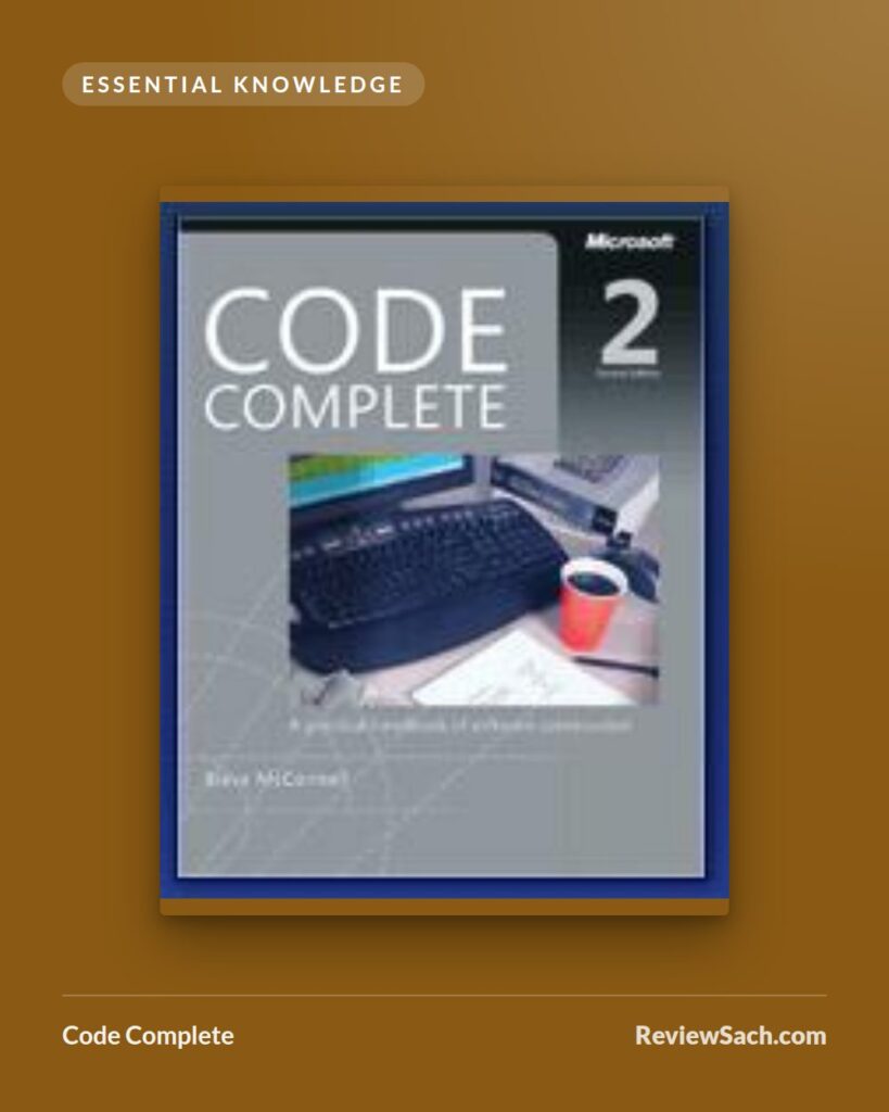 Code Complete by Steve McConnell (book cover)
