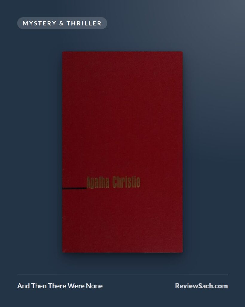 And Then There Were None by Agatha Christie (book cover)