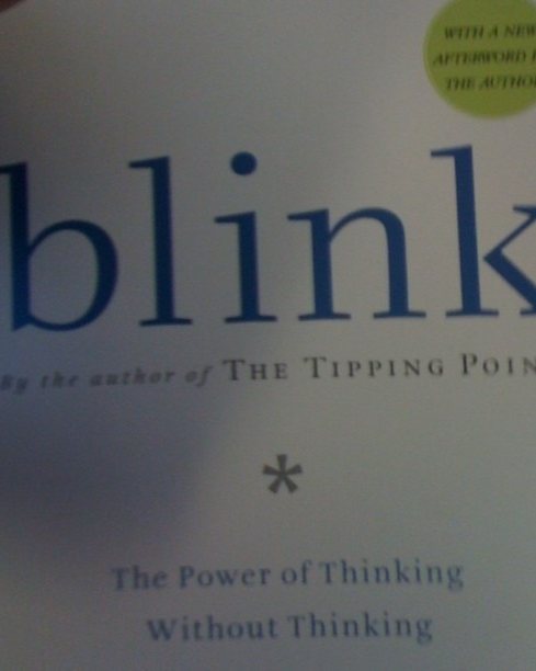 Blink by Malcolm Gladwell