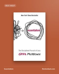 Essentialism by Greg McKeown (book cover)