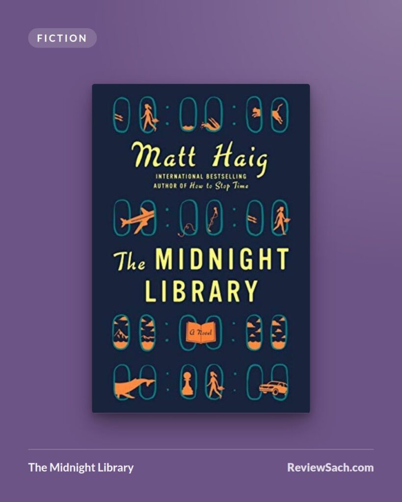 The Midnight Library by Matt Haig (book cover)
