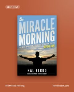 The Miracle Morning by Hal Elrod (book cover)