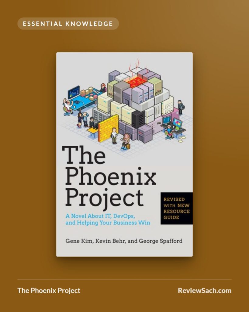 The Phoenix Project by Gene Kim, Kevin Behr and George Spafford (book cover)