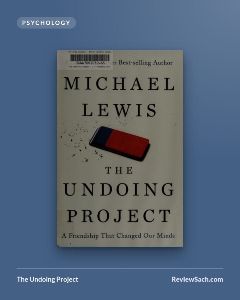 The Undoing Project by Michael Lewis (book cover)