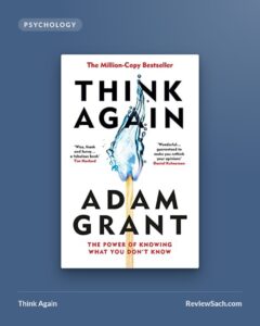 Think Again by Adam Grant (book cover)