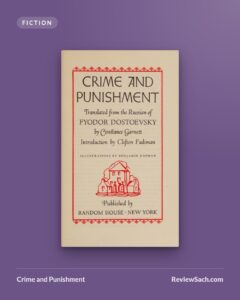 Crime and Punishment by Fyodor Dostoevsky (book cover)