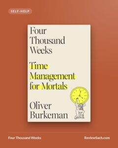 Four Thousand Weeks by Oliver Burkeman (book cover)