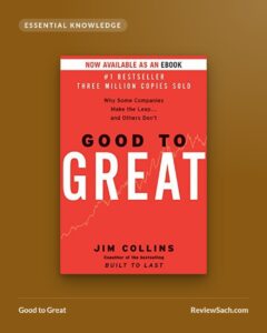 Good to Great by Jim Collins (book cover)