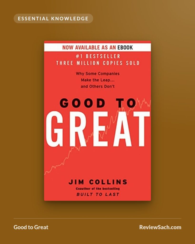 Good to Great by Jim Collins (book cover)
