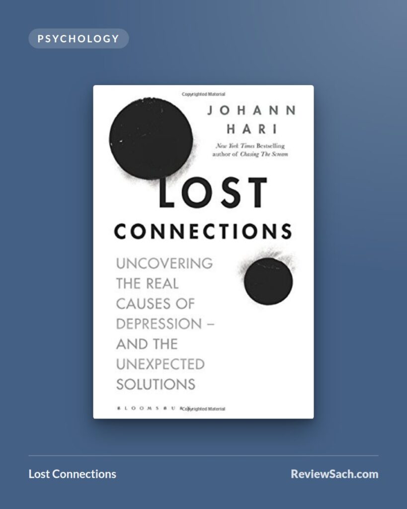 Lost Connections by Johann Hari (book cover)