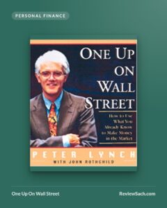 One Up On Wall Street by Peter Lynch (book cover)