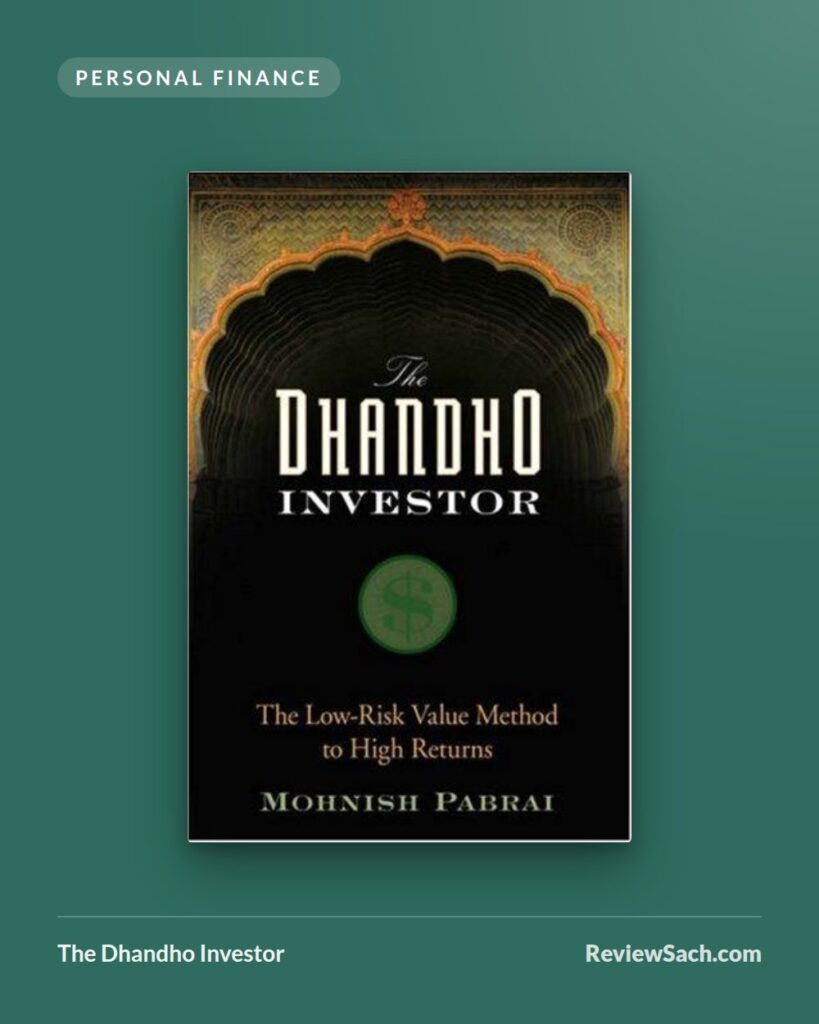 The Dhandho Investor by Mohnish Pabrai (book cover)