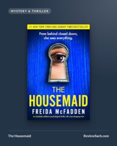 The Housemaid by Freida McFadden (book cover)