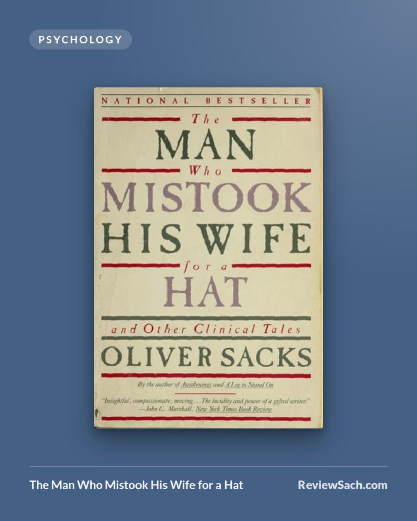The Man Who Mistook His Wife for a Hat by Oliver Sacks (book cover)