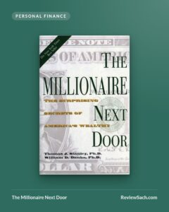 The Millionaire Next Door by Thomas J. Stanley and William D. Danko (book cover)