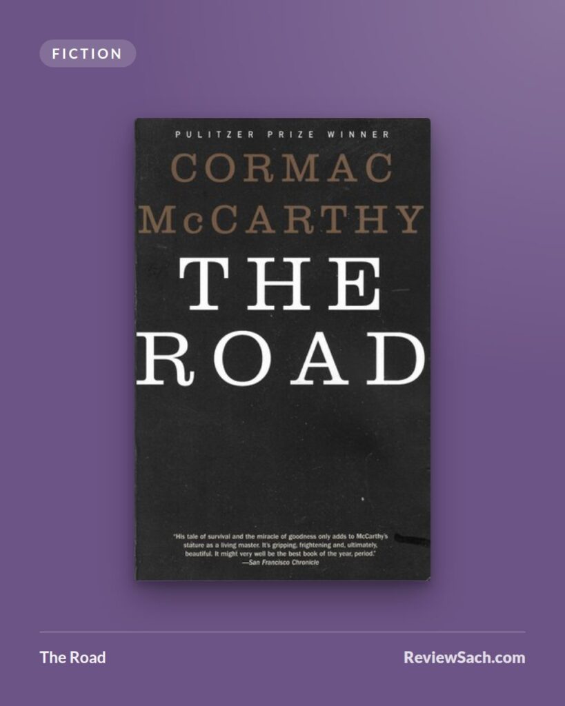 The Road by Cormac McCarthy (book cover)