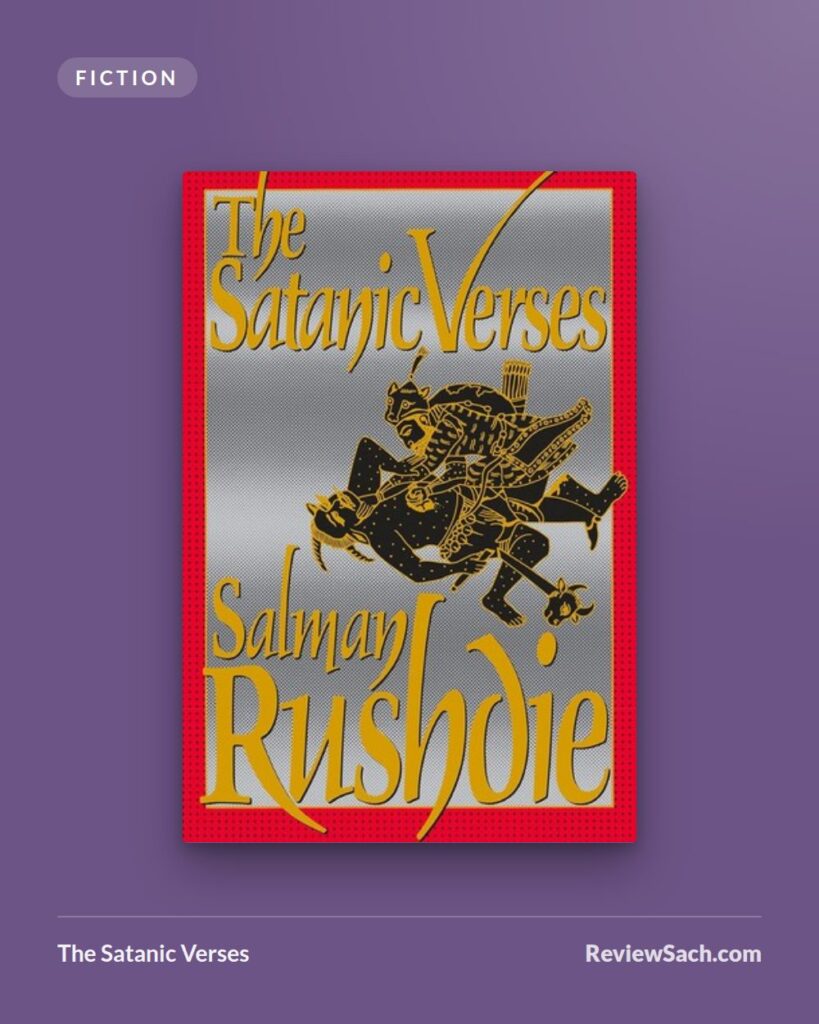 The Satanic Verses by Salman Rushdie (book cover)