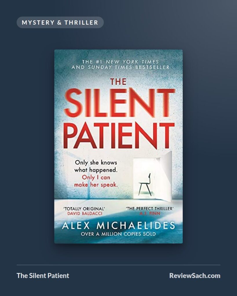 The Silent Patient by Alex Michaelides (book cover)