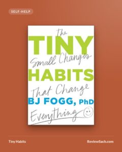 Tiny Habits by BJ Fogg (book cover)