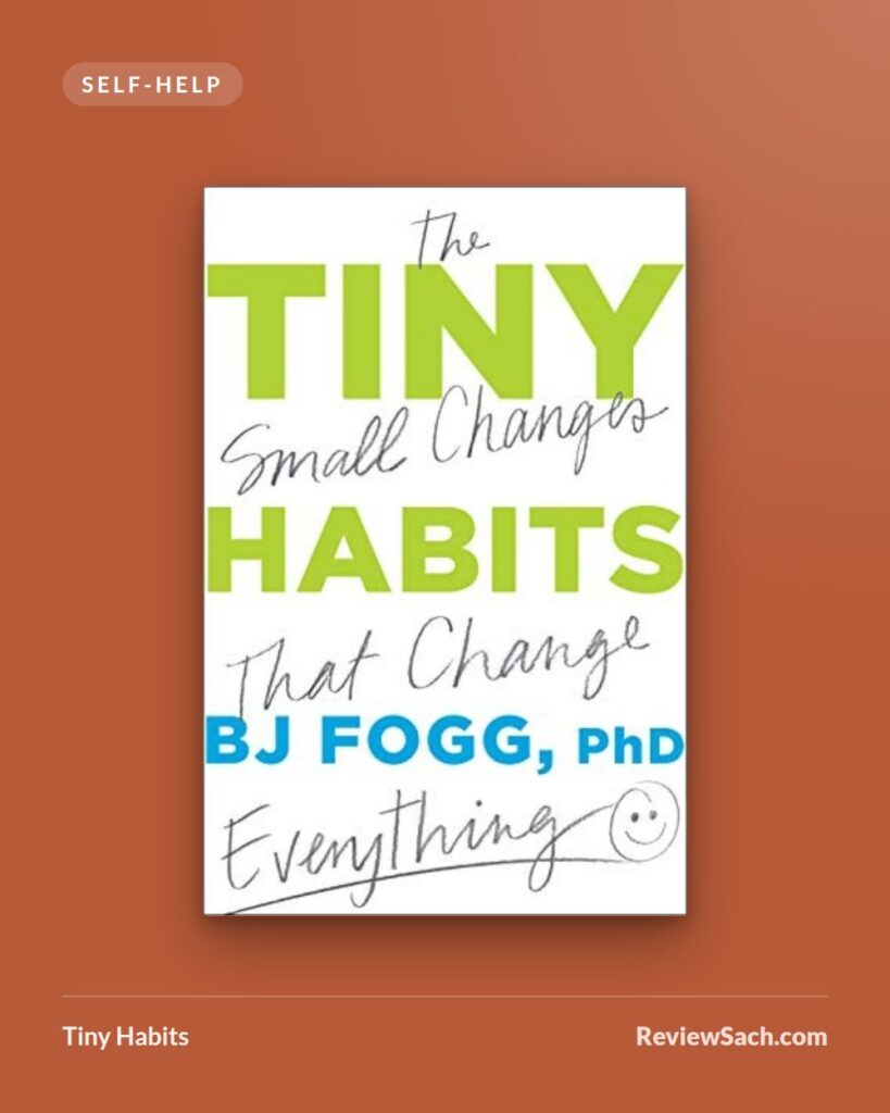 Tiny Habits by BJ Fogg (book cover)