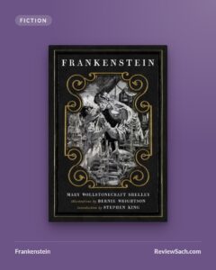 Frankenstein by Mary Shelley (book cover)