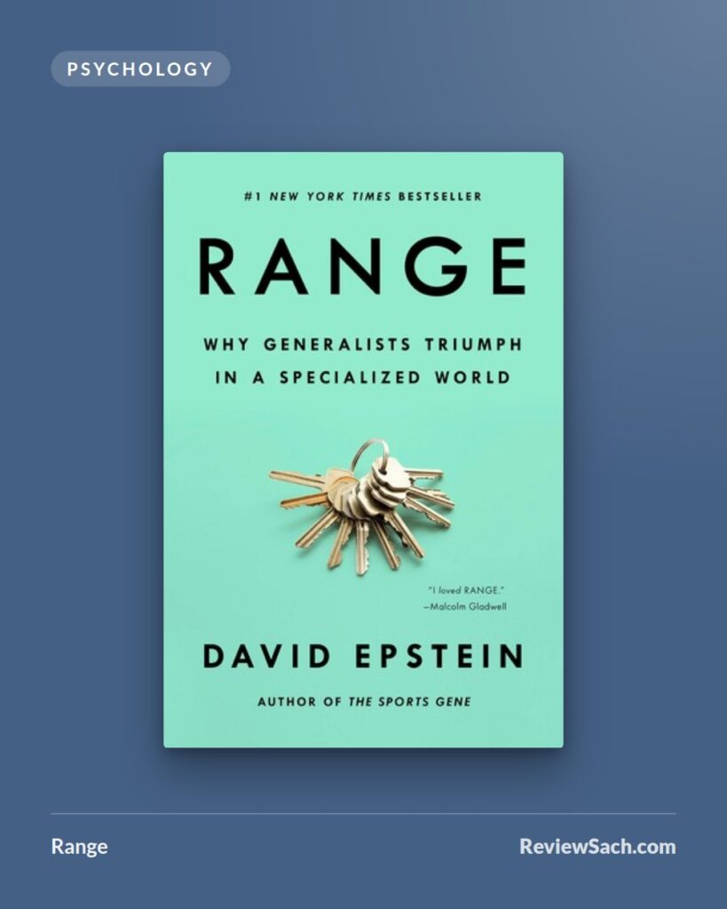 Range by David Epstein (book cover)
