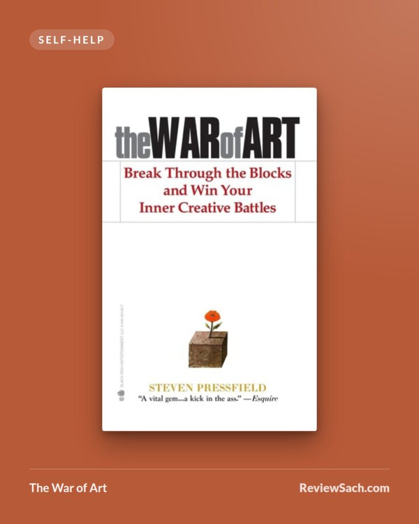 The War of Art by Steven Pressfield (book cover)